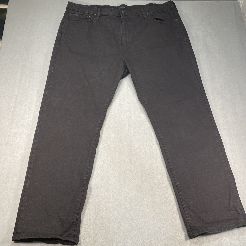 Polo Ralph Lauren Black Label‎ Men's 44x30 Jeans Black Hampton Relaxed Straight